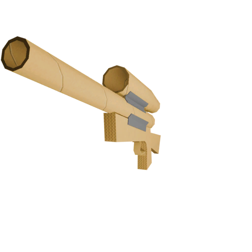 Cardboard Sniper weapon